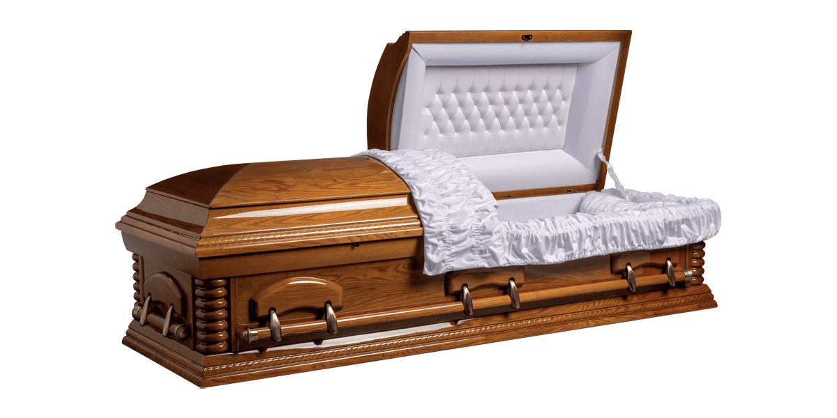  rustical ashwood coffin
