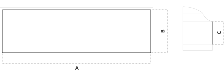 Lincoln rusztikus kőris koporsó méretek